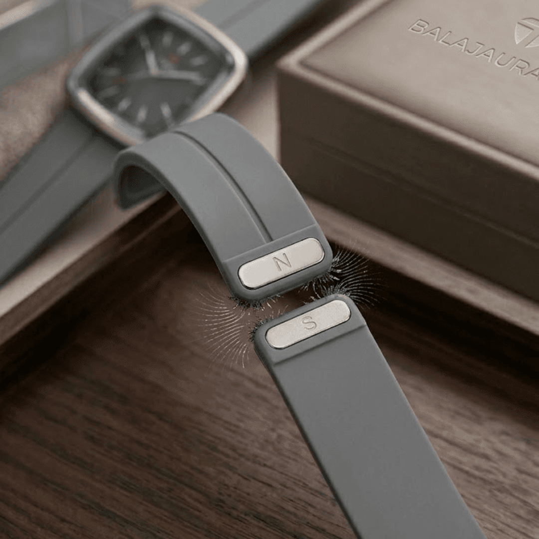 TOMI Square Watch | Silicone Strap with Magnetic Lock