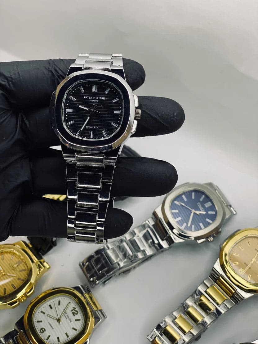 Men’s Square Steel Watch | Random Dial Design | Stylish Everyday Wear